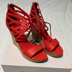 Ivanka Trump wedge sandal never worn